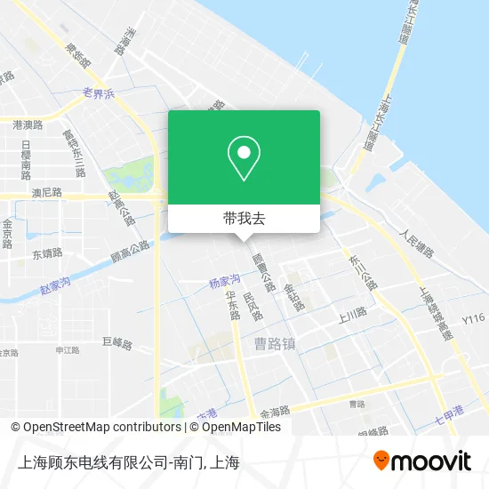 上海顾东电线有限公司-南门地图