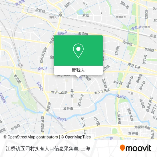 江桥镇五四村实有人口信息采集室地图