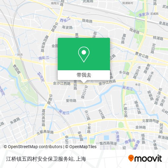 江桥镇五四村安全保卫服务站地图
