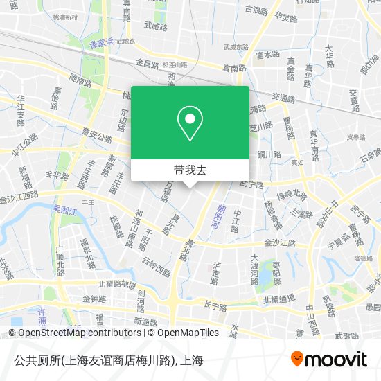 公共厕所(上海友谊商店梅川路)地图