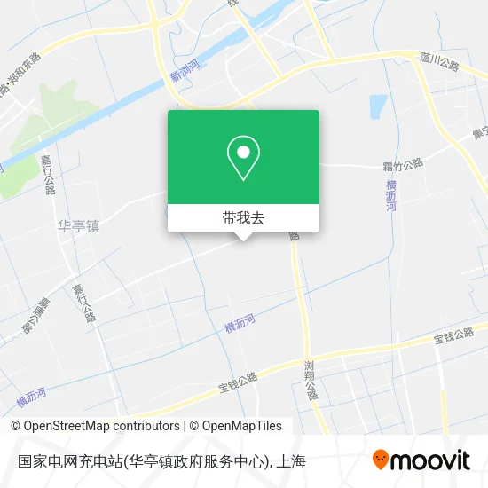 国家电网充电站(华亭镇政府服务中心)地图
