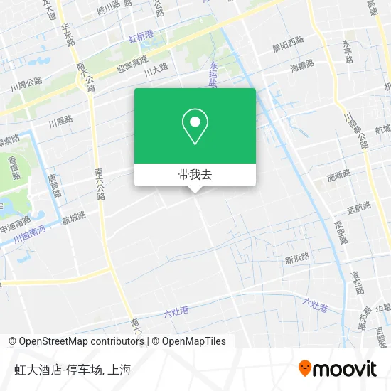 虹大酒店-停车场地图