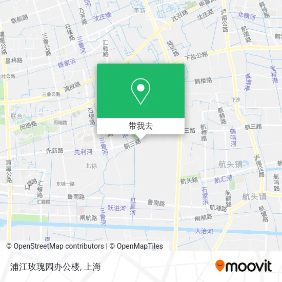 浦江玫瑰园办公楼地图