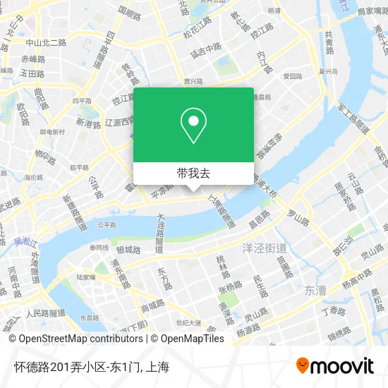 怀德路201弄小区-东1门地图