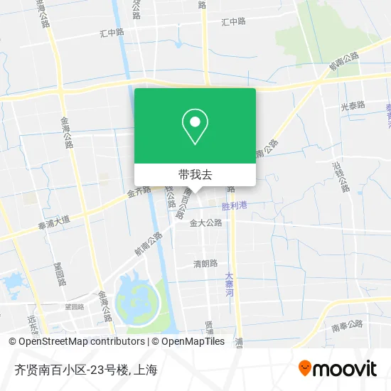 齐贤南百小区-23号楼地图