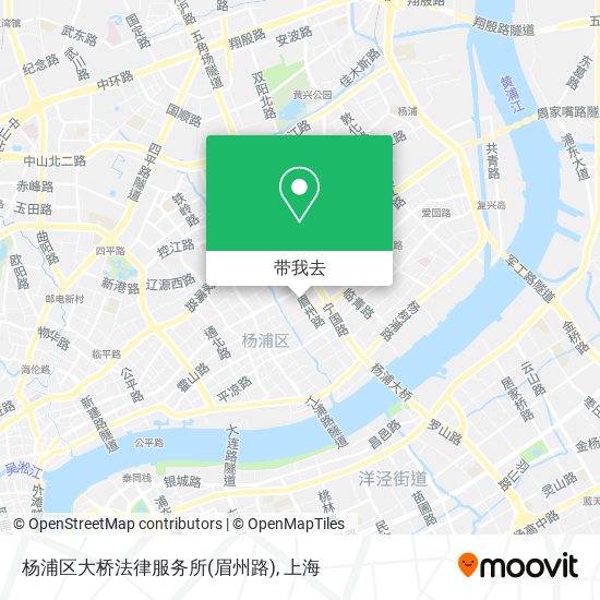 杨浦区大桥法律服务所(眉州路)地图