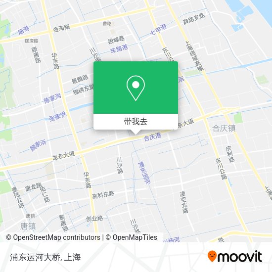 浦东运河大桥地图