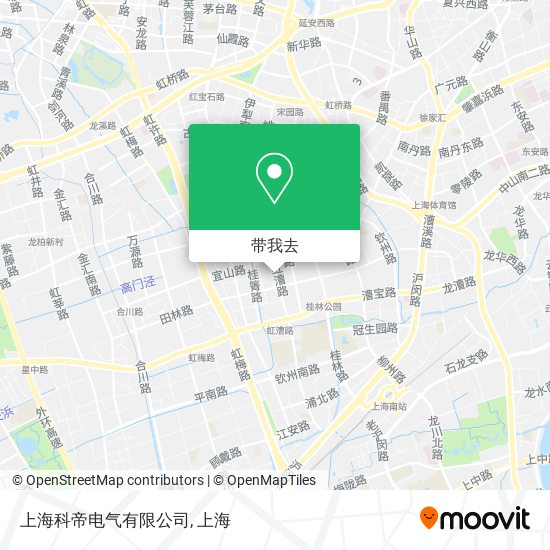 上海科帝电气有限公司地图