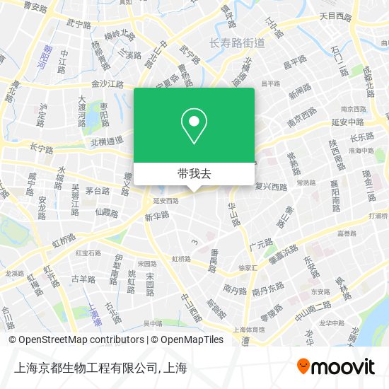 上海京都生物工程有限公司地图