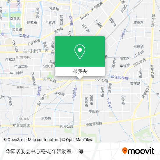 华阳居委会中心苑-老年活动室地图