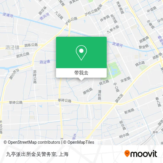九亭派出所金吴警务室地图