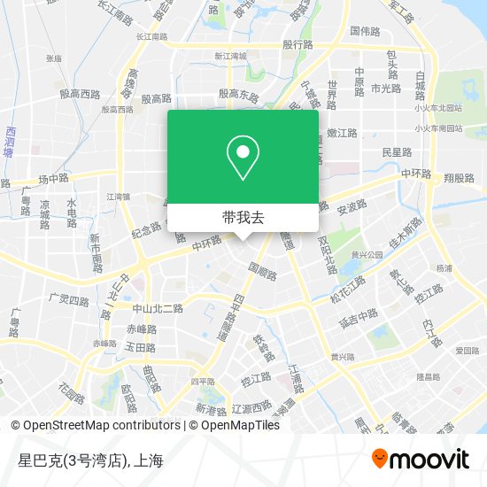 星巴克(3号湾店)地图