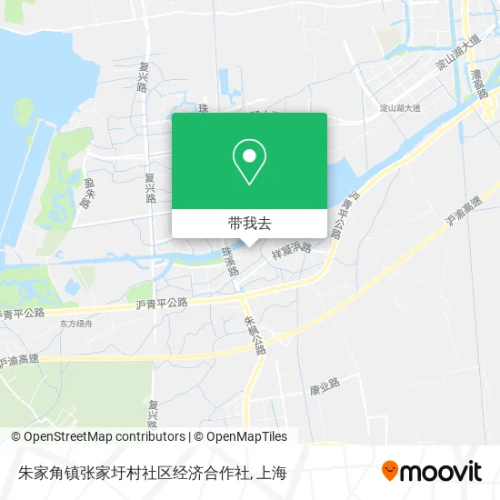 朱家角镇张家圩村社区经济合作社地图