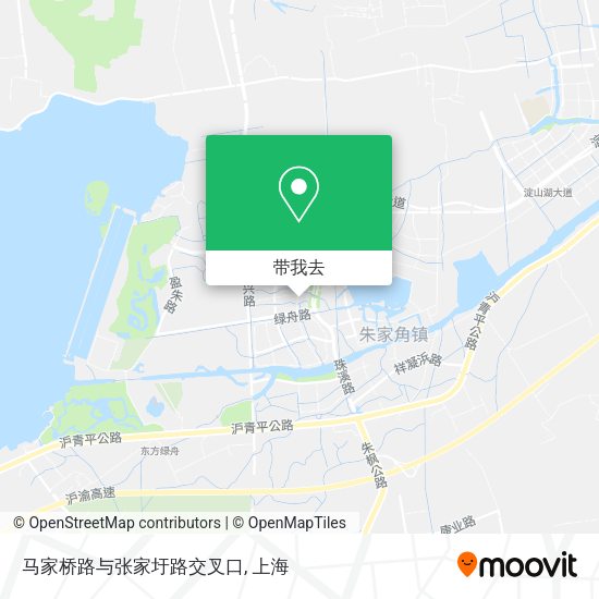 马家桥路与张家圩路交叉口地图