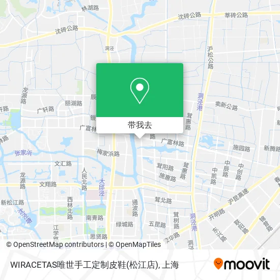 WIRACETAS唯世手工定制皮鞋(松江店)地图