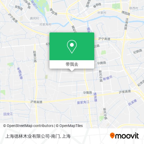 上海德林木业有限公司-南门地图