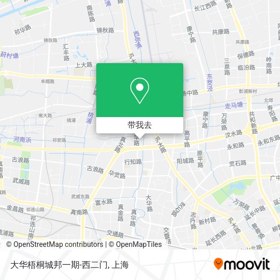 大华梧桐城邦一期-西二门地图