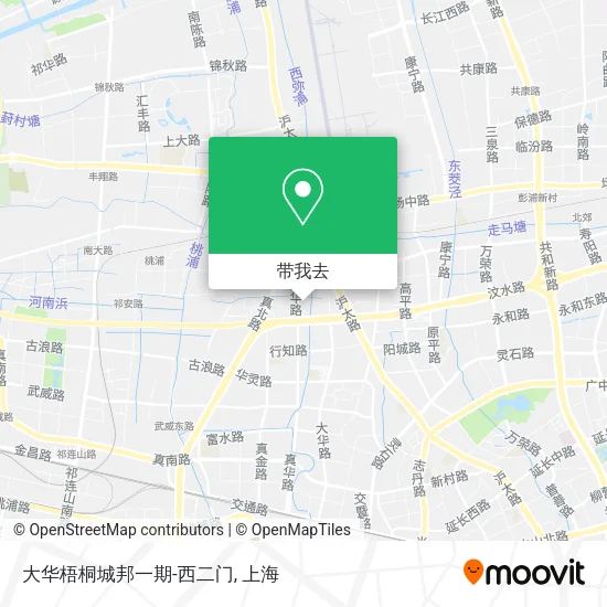 大华梧桐城邦一期-西二门地图
