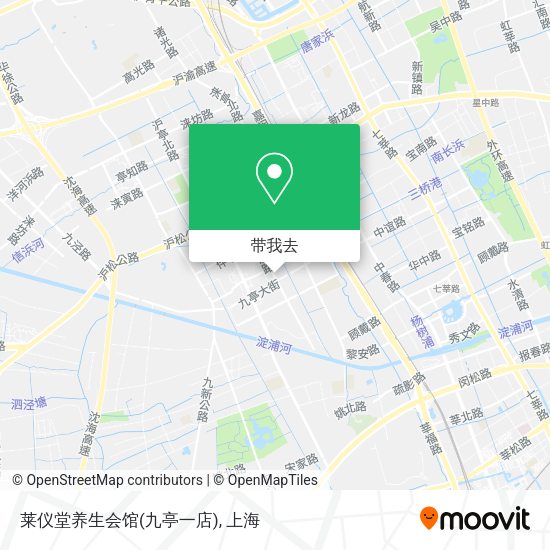 莱仪堂养生会馆(九亭一店)地图