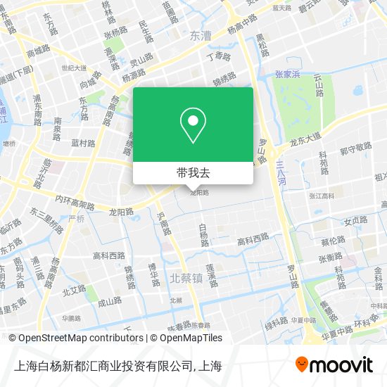 上海白杨新都汇商业投资有限公司地图