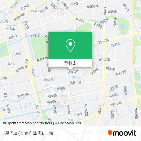星巴克(长泰广场店)地图