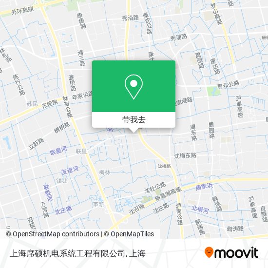 上海席硕机电系统工程有限公司地图