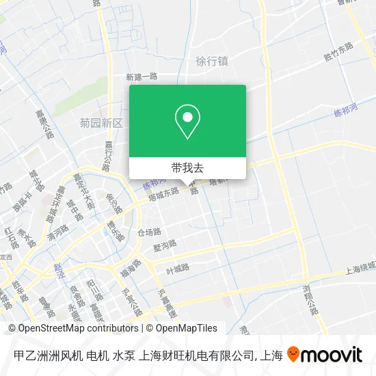 甲乙洲洲风机 电机 水泵 上海财旺机电有限公司地图