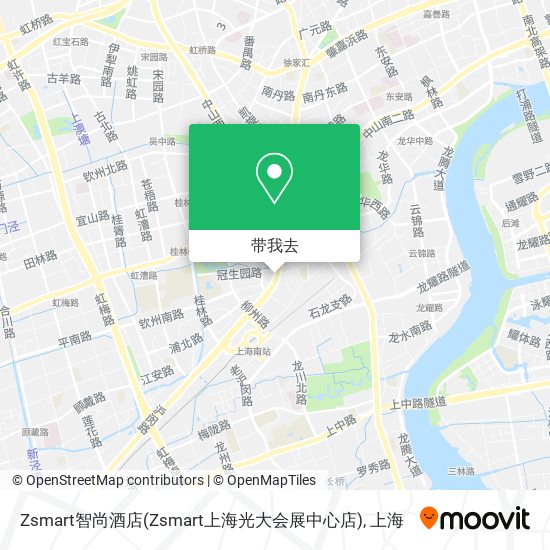 Zsmart智尚酒店(Zsmart上海光大会展中心店)地图
