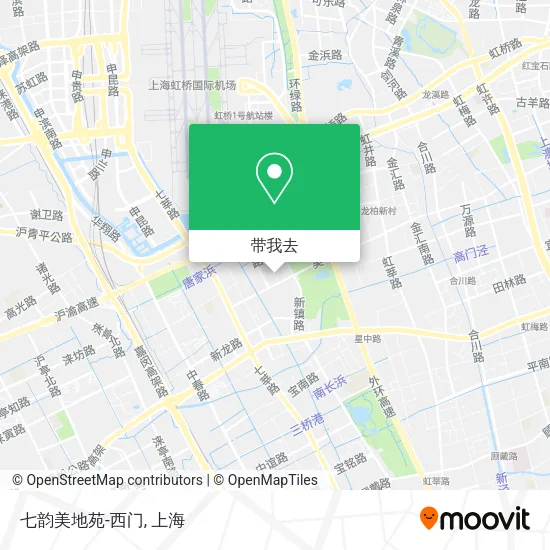 七韵美地苑-西门地图