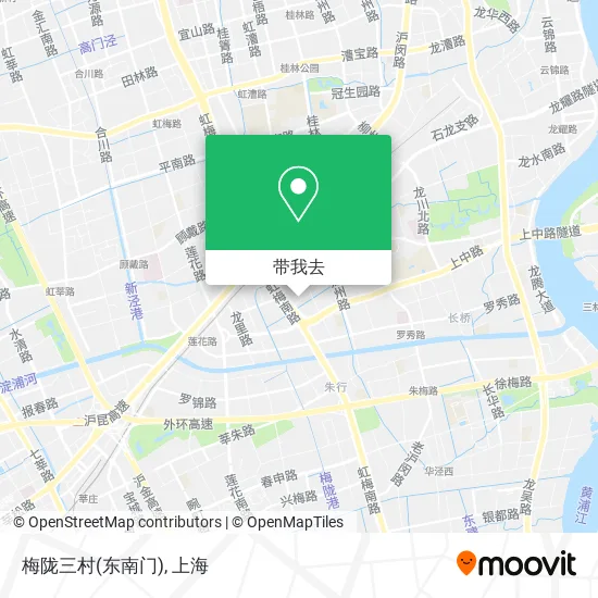 梅陇三村(东南门)地图