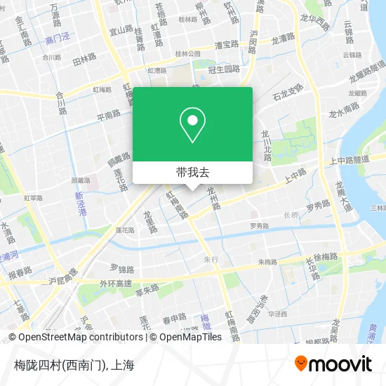 梅陇四村(西南门)地图
