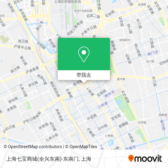 上海七宝商城(全兴东南)-东南门地图