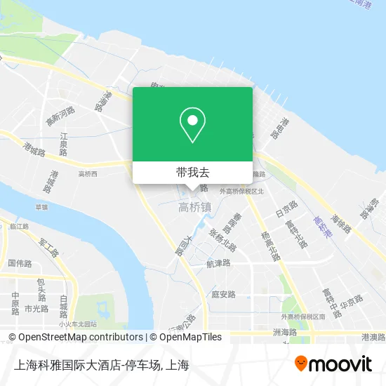 上海科雅国际大酒店-停车场地图