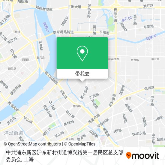 中共浦东新区沪东新村街道博兴路第一居民区总支部委员会地图