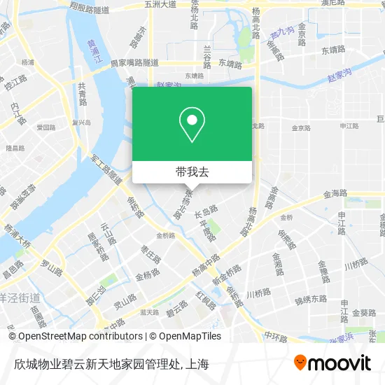 欣城物业碧云新天地家园管理处地图