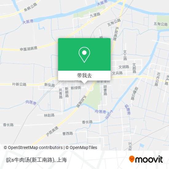 皖s牛肉汤(新工南路)地图