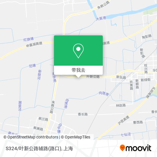 S324/叶新公路辅路(路口)地图