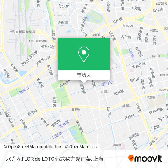 水丹花FLOR de LOTO韩式秘方越南菜地图