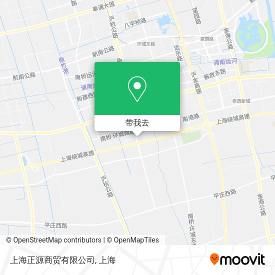 上海正源商贸有限公司地图