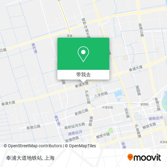 奉浦大道地铁站地图