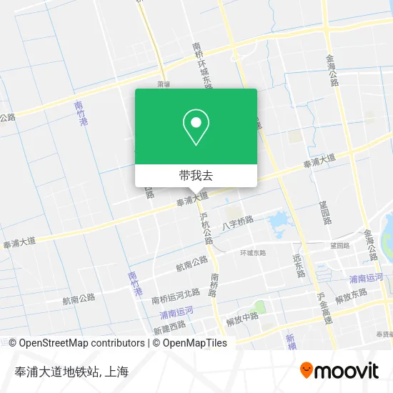 奉浦大道地铁站地图