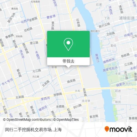 闵行二手挖掘机交易市场地图