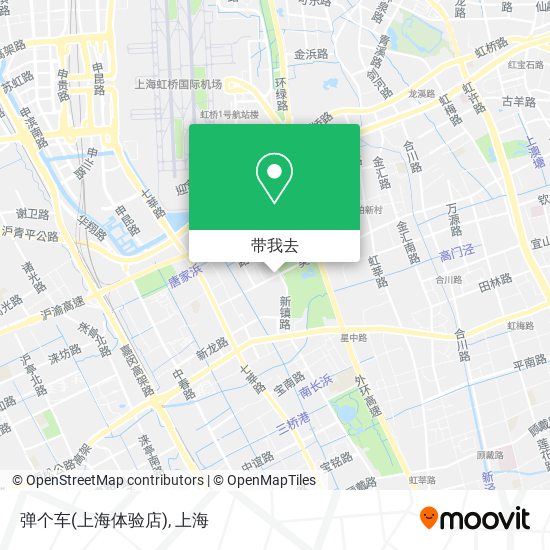 弹个车(上海体验店)地图