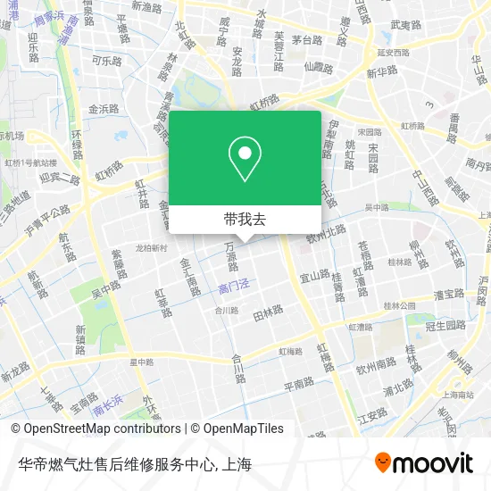 华帝燃气灶售后维修服务中心地图
