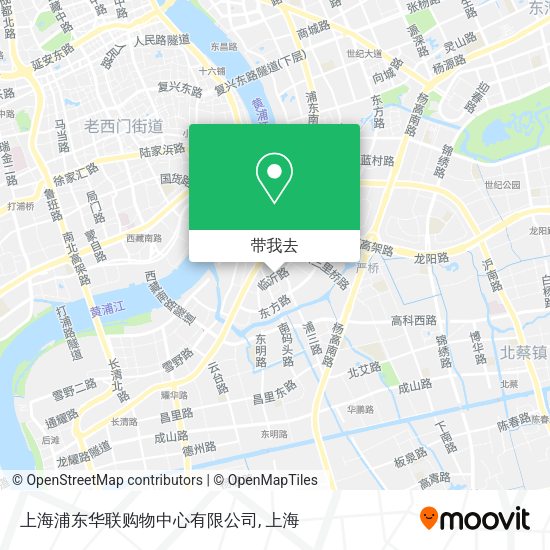 上海浦东华联购物中心有限公司地图