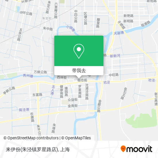 来伊份(朱泾镇罗星路店)地图