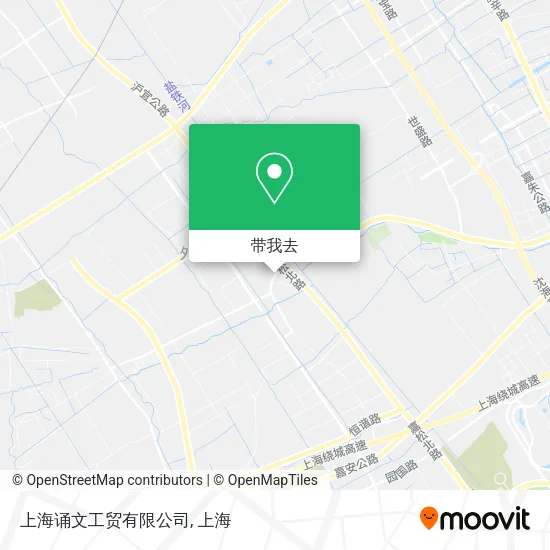 上海诵文工贸有限公司地图