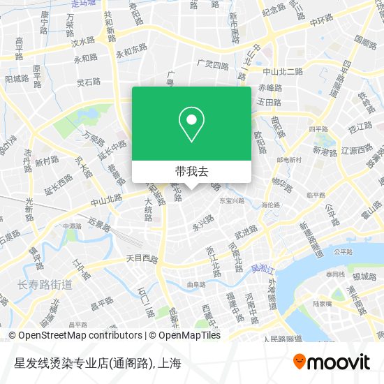 星发线烫染专业店(通阁路)地图