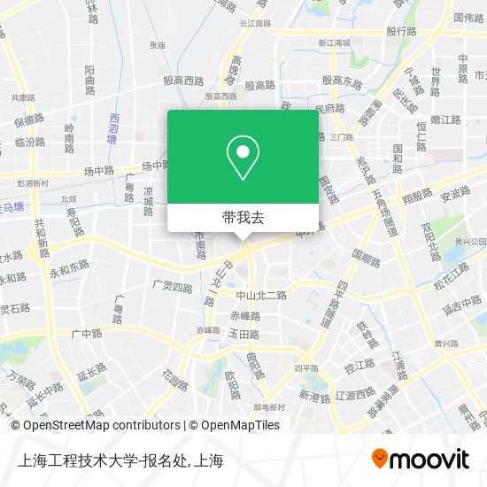 上海工程技术大学-报名处地图