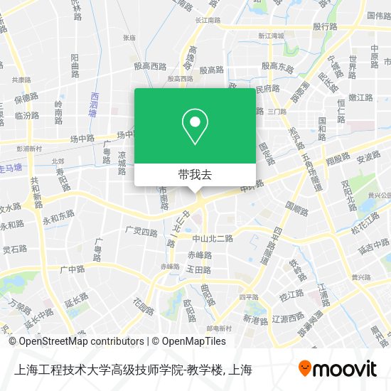 上海工程技术大学高级技师学院-教学楼地图